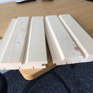 Deska elewacyjna Świerk Skand 24x146mm x1mb kl. AB Podwójny romb