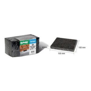 Podkładki gumowe pod legar SPAX 4x100x100mm (50 szt.)