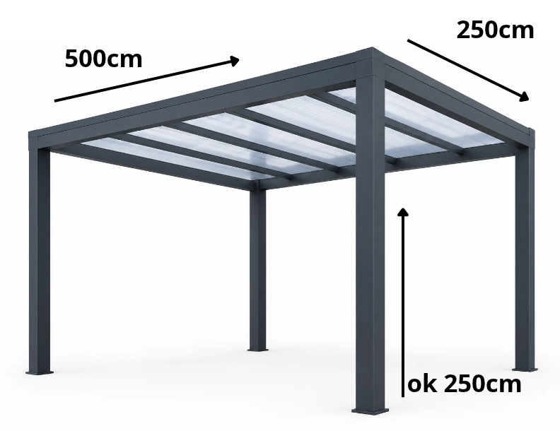 Pergola Aluminiowa 500x250 1