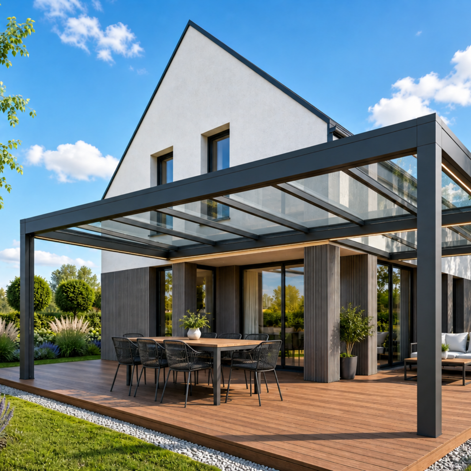 Zadaszenie Aluminiowe Z Szyba Woodmarket Zamow Wycene 7